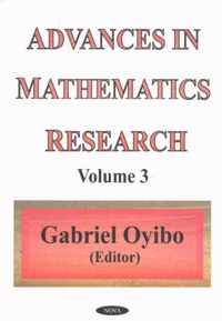 Advances in Mathematics Research