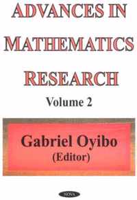 Advances in Mathematics Research