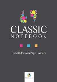 Classic Notebook Quad Ruled with Page Dividers