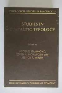 Studies in Syntactic Typology
