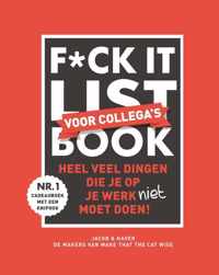 F*ck it list book voor collegas