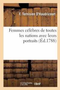 Femmes Celebres de Toutes Les Nations Avec Leurs Portraits