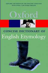 Concise Dictionary Of Eng Etymology