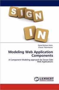 Modeling Web Application Components