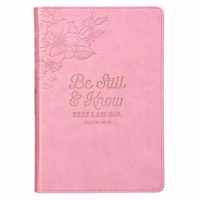 Journal Slimline Luxleather Be Still & Know - Psa 46