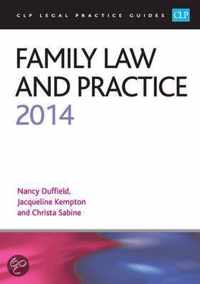 Family Law and Practice 2014