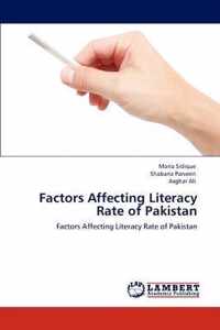 Factors Affecting Literacy Rate of Pakistan