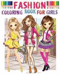 Fashion Coloring Book for Girls