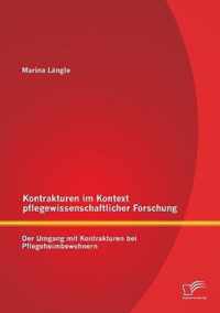 Kontrakturen im Kontext pflegewissenschaftlicher Forschung