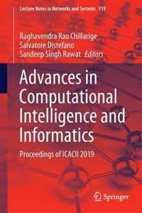 Advances in Computational Intelligence and Informatics