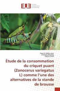 Etude de la consommation du criquet puant (Zonocerus variegatus L) comme l'une des alternatives de la viande de brousse