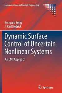 Dynamic Surface Control of Uncertain Nonlinear Systems