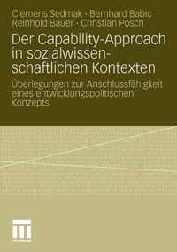 Der Capability-Approach in Sozialwissenschaftlichen Kontexten