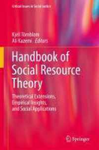 Handbook of Social Resource Theory