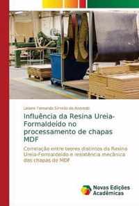 Influencia da Resina Ureia-Formaldeido no processamento de chapas MDF
