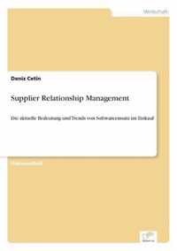 Supplier Relationship Management