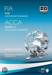 FIA Foundations of Accountant in Business FAB (ACCA F1)