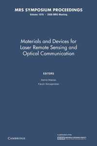 MRS Proceedings Materials and Devices for Laser Remote Sensing and Optical Communication