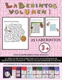 Fichas imprimibles para infantil (Laberintos - Volumen 1)