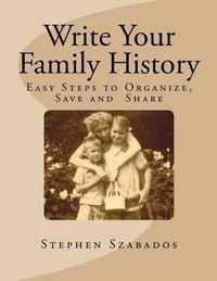 Write Your Family History