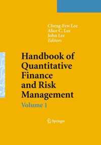 Handbook of Quantitative Finance and Risk Management