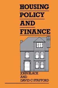 Housing Policy and Finance