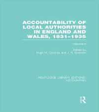 Accountability of Local Authorities in England and Wales, 1831-1935 Volume 2 (Rle Accounting)