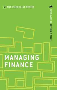 Checklist Series Managing Finance