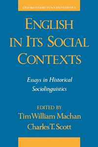 English in Its Social Contexts