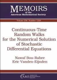 Continuous-Time Random Walks for the Numerical Solution of Stochastic Differential Equations