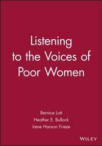 Listening to the Voices of Poor Women