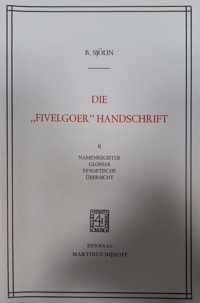 Fivelgoer handschrift - II Namenregister Glosar Synoptische Übersicht