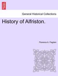 History of Alfriston.