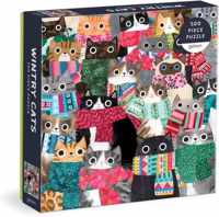 Wintry Cats 500 Piece Puzzle