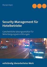 Security Management fur Hotelbetriebe