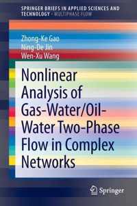 Nonlinear Analysis of Gas-Water/Oil-Water Two-Phase Flow in Complex Networks