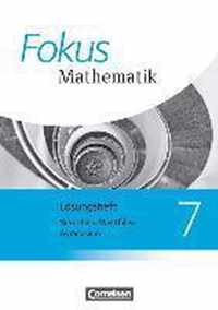 Fokus Mathematik 7. Schuljahr. Lösungen. Kernlehrpläne Gymnasium Nordrhein-Westfalen