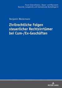 Zivilrechtliche Folgen steuerlicher Rechtsirrtuemer bei Cum-/Ex-Geschaeften