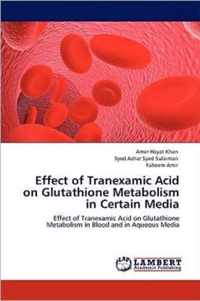 Effect of Tranexamic Acid on Glutathione Metabolism in Certain Media