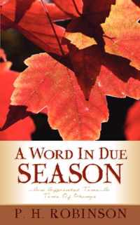 A Word in Due Season