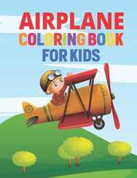 Airplane Coloring Book For Kids