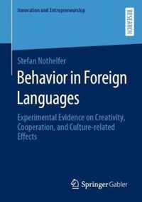 Behavior in Foreign Languages