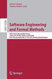Software Engineering and Formal Methods: SEFM 2019 Collocated Workshops