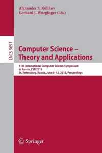 Computer Science - Theory and Applications