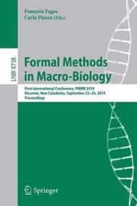 Formal Methods in Macro Biology