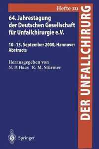 64. Jahrestagung Der Deutschen Gesellschaft Fa1/4r Unfallchirurgie E.V.