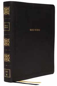 Nkjv, Reference Bible, Wide Margin Large Print, Leathersoft, Black, Red Letter Edition, Comfort Print: Holy Bible, New King James Version