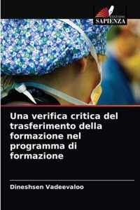 Una verifica critica del trasferimento della formazione nel programma di formazione