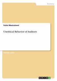 Unethical Behavior of Auditors