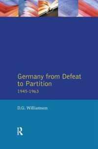 Germany from Defeat to Partition, 1945-1963